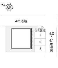 レオパレスパストラル 配置図