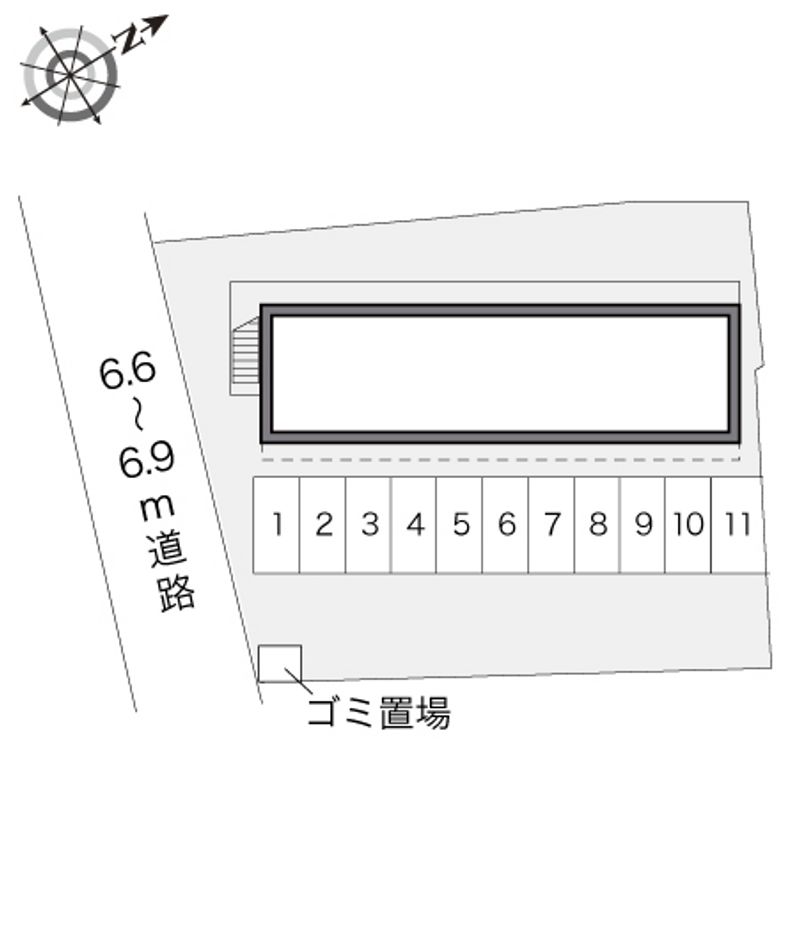 レオパレスマリナ 配置図