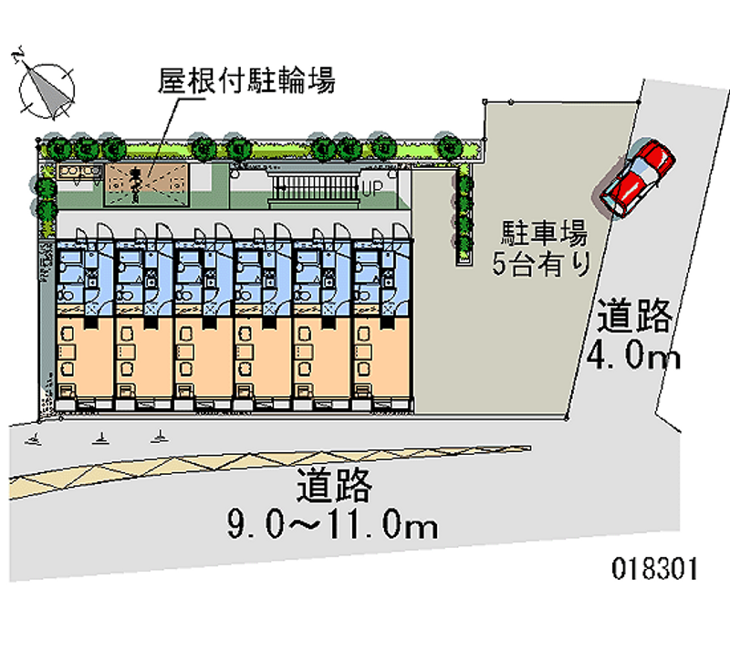 レオパレス香鈴 月極駐車場