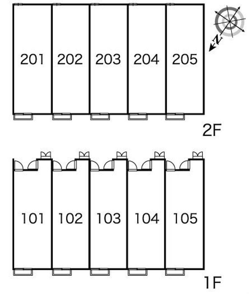 レオパレス泰夢 間取配置図