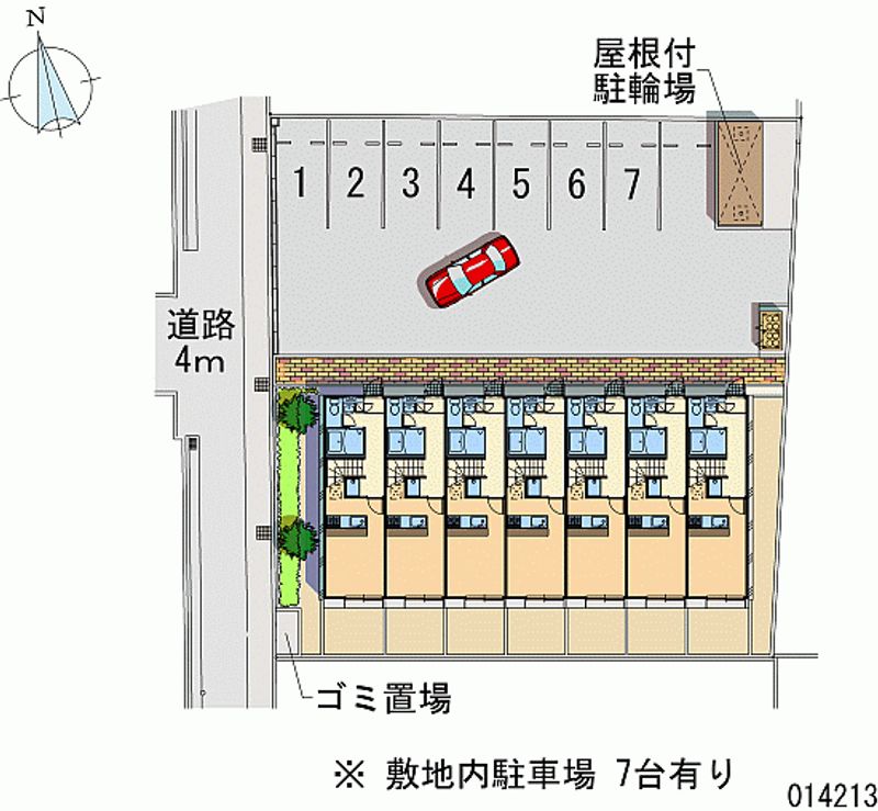 レオパレスレインボー 月極駐車場