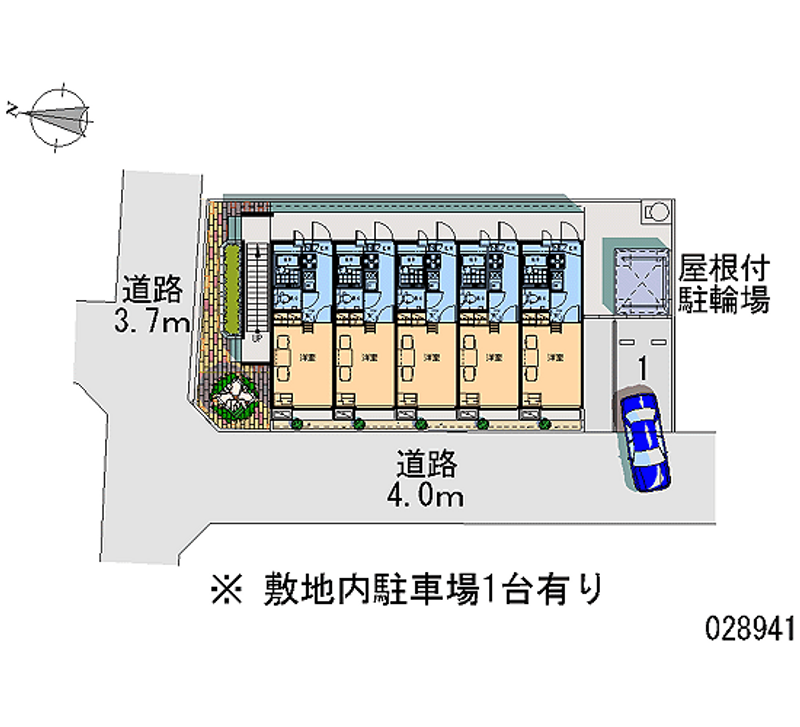 レオパレスダイアナ 区画図