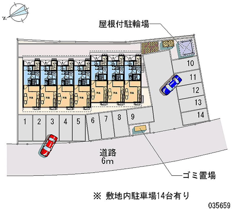 35659 Monthly parking lot