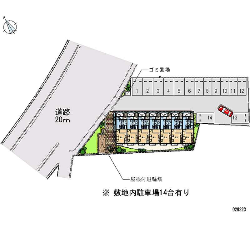 28323 bãi đậu xe hàng tháng