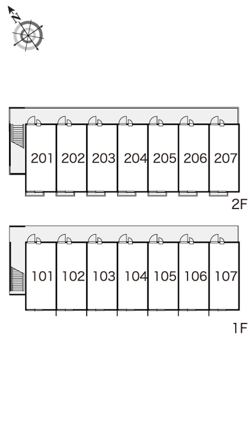 レオパレスむとべ 間取配置図