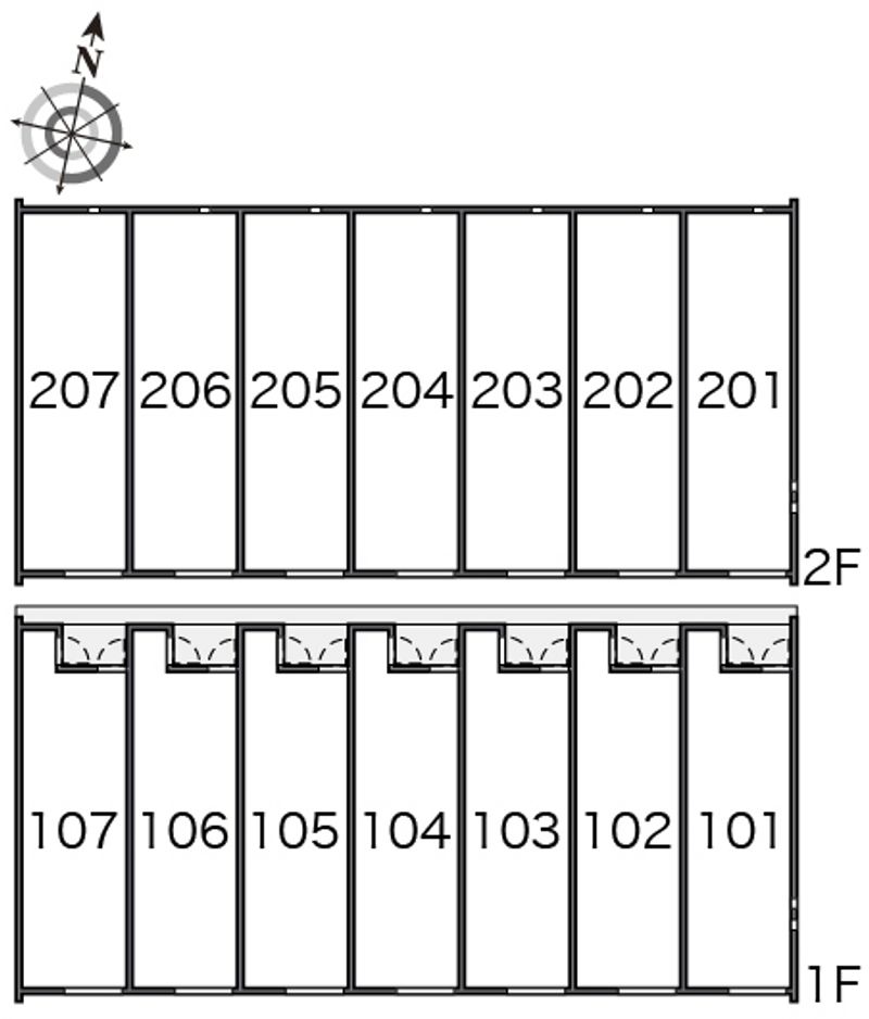 クレイノ久々原 間取り配置図