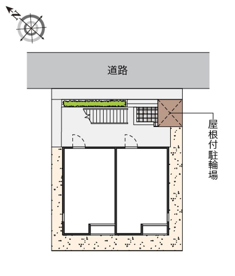 レオネクストコーポ花ノ木 配置図