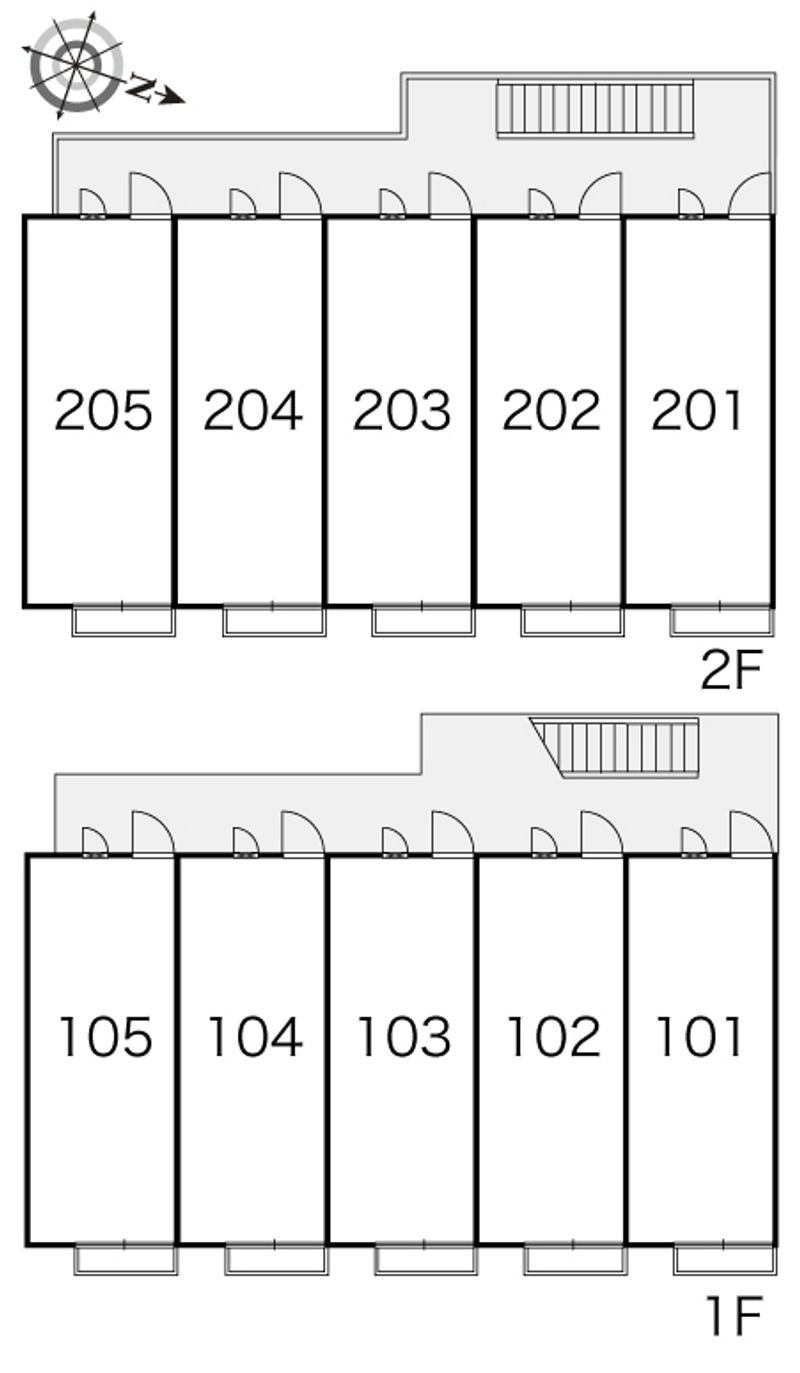 レオパレスＳ＆Ｕ 間取配置図