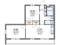 レオパレス翔 間取り図