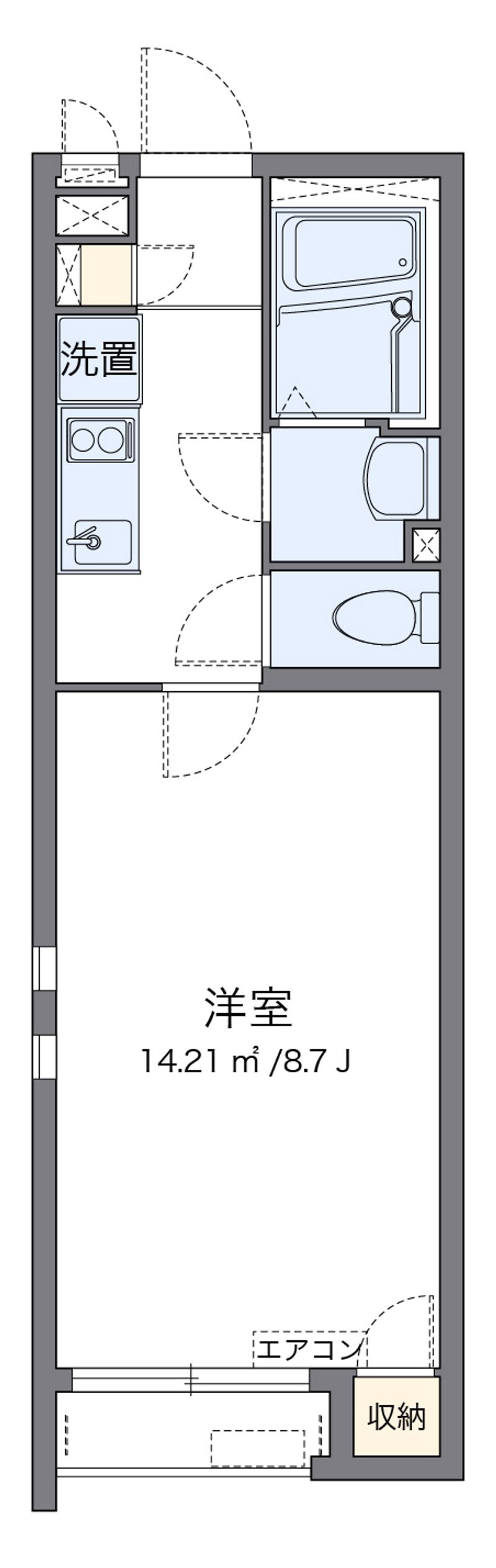 クレイノバンブスヴァルトハイム 間取図