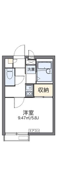 レオパレスマインドⅡ 間取り図