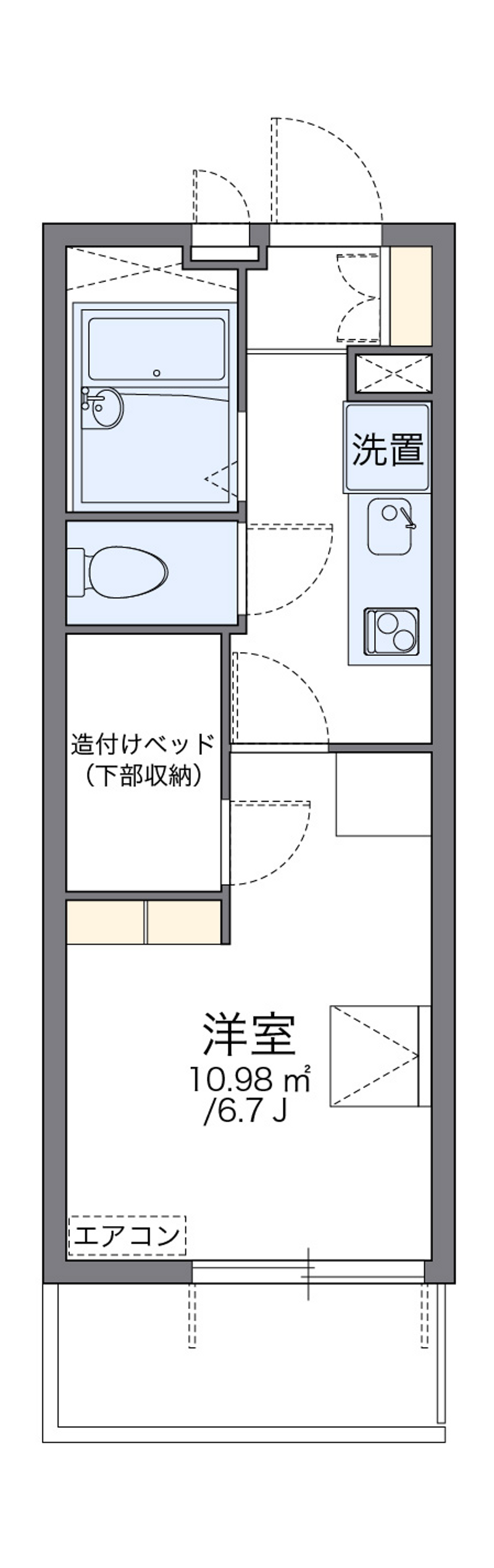 レオパレスソフィア　弐番館 間取り