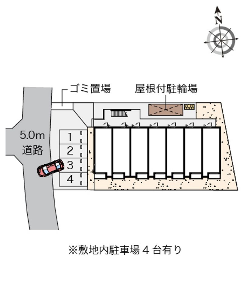 ミランダ光彩ＷＥＳＴ 配置図