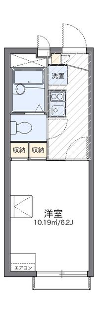レオパレス静岡大学前セカンド 間取図