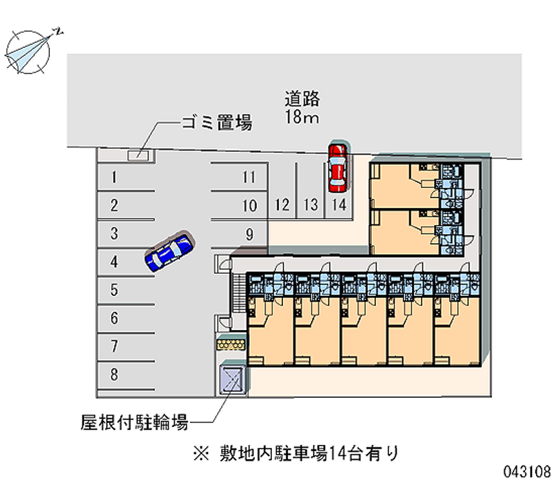 レオネクスト愛国西 月極駐車場