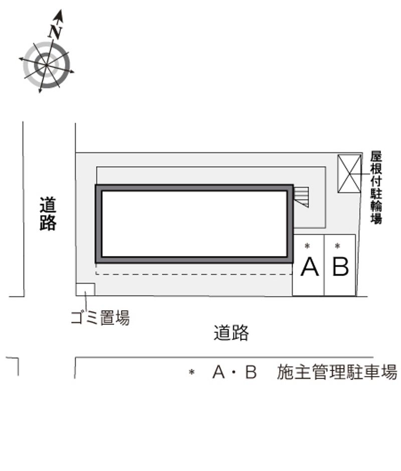 レオパレス大同 配置図