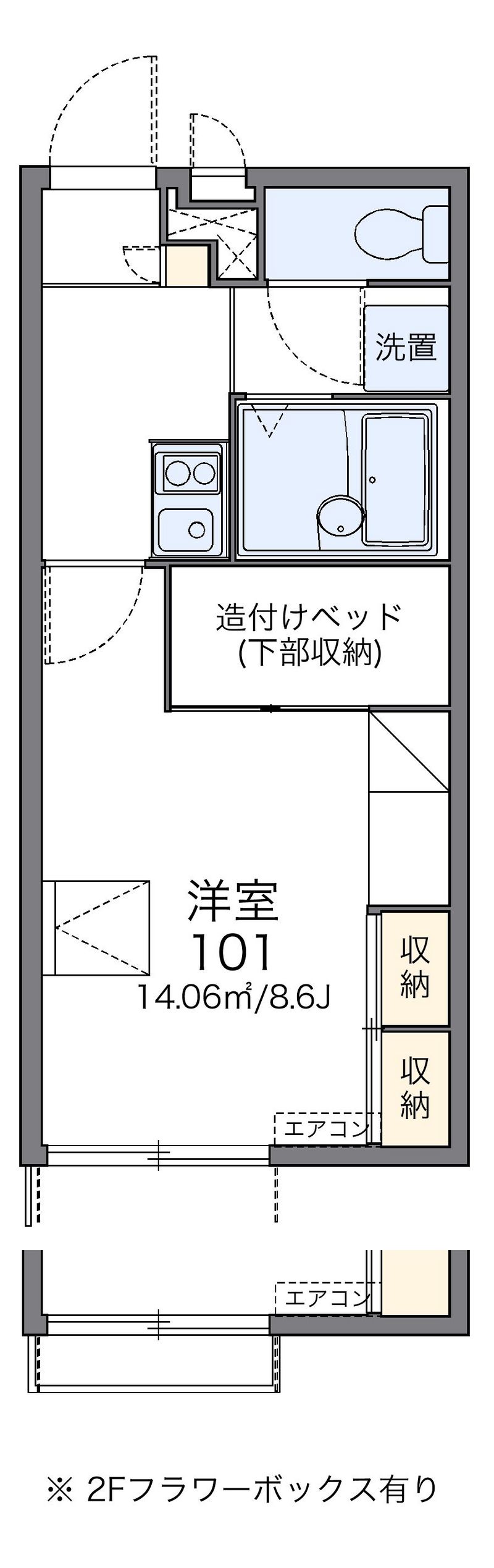 leopalace B&W 户型图