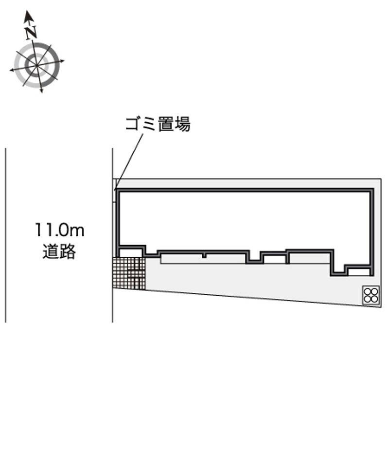 レオネクストコートハウス塚越 配置図
