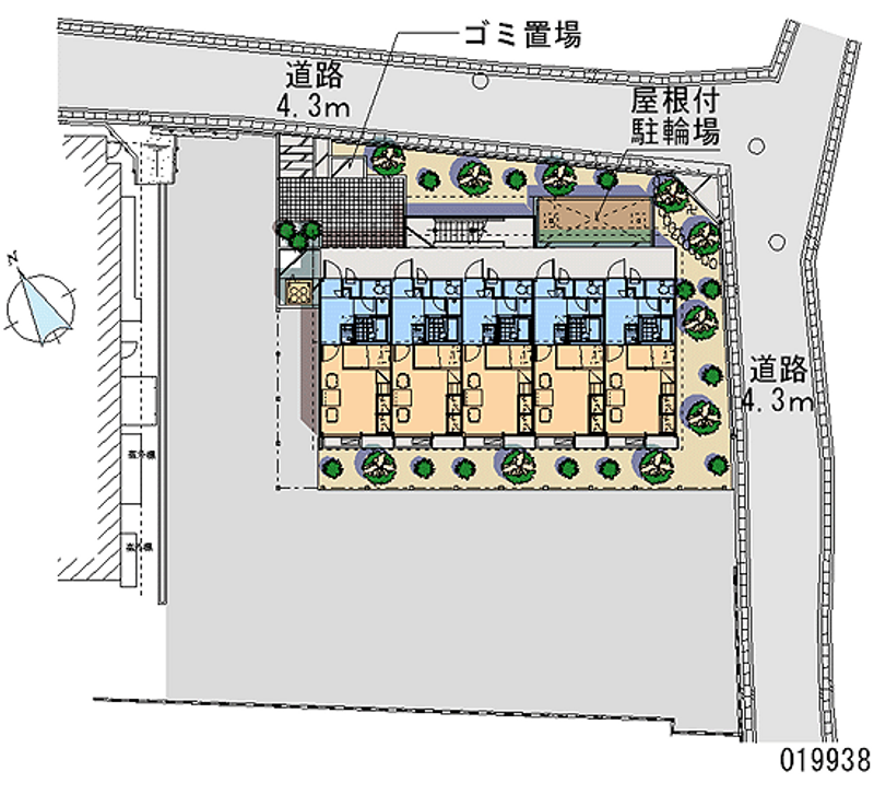 レオパレスジョーウンⅡ番館 月極駐車場