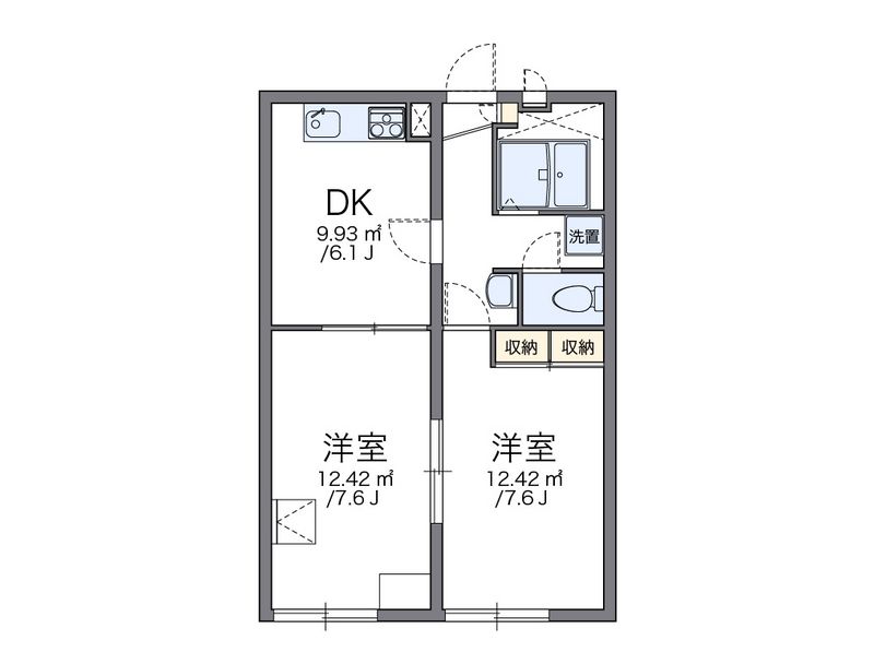 レオパレスエタップ 間取り