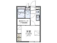 レオパレスレルヒェ 間取り図