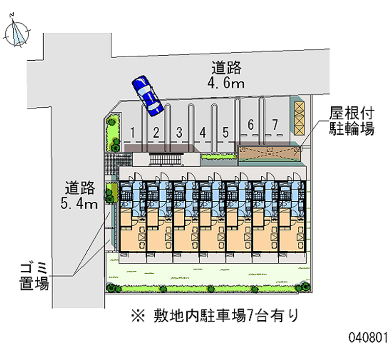 レオパレスＥｍｕｋａｅ 月極駐車場