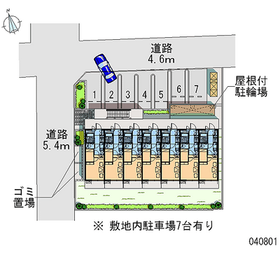 40801 Monthly parking lot