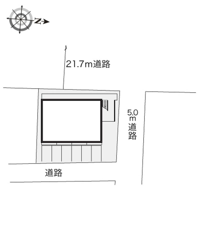 レオパレスル・コントワールⅢ 配置図