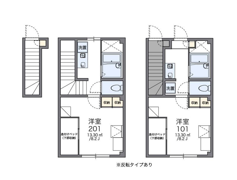 レオパレスＬＵＮＡ　ＳＫＹ 間取り
