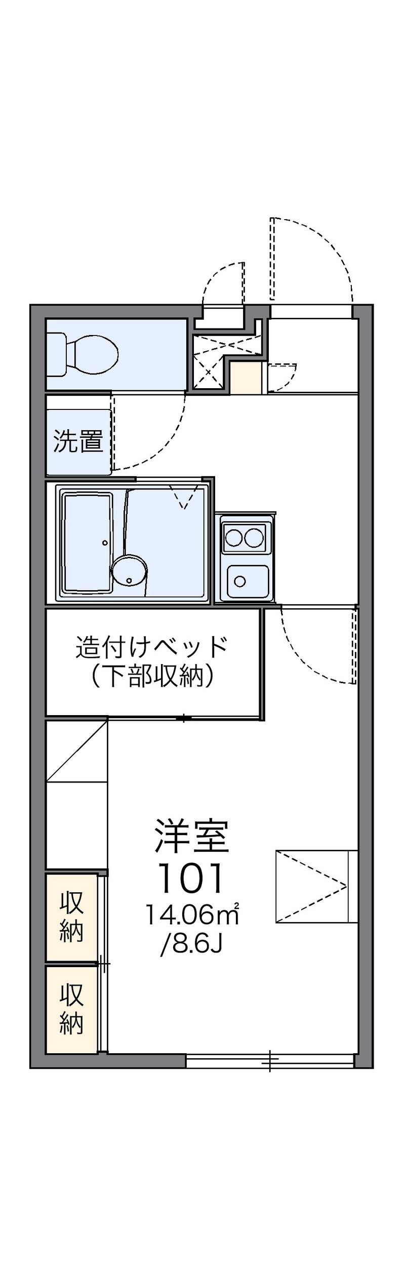 レオパレスＫＯＵＹＡ 間取図