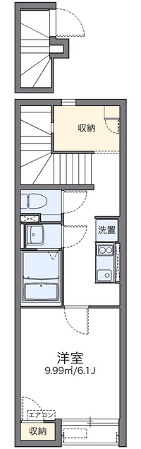 レオネクストエクセルアサヒⅢ 間取り図