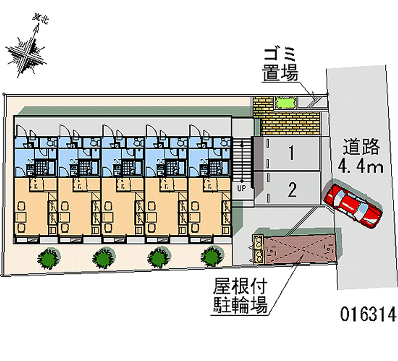 レオパレスヨコマチ 月極駐車場