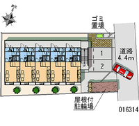 レオパレスヨコマチ 区画図