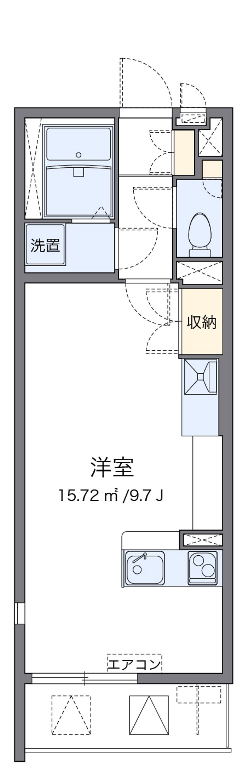 ミランダシャンデフレーズⅡ 間取図