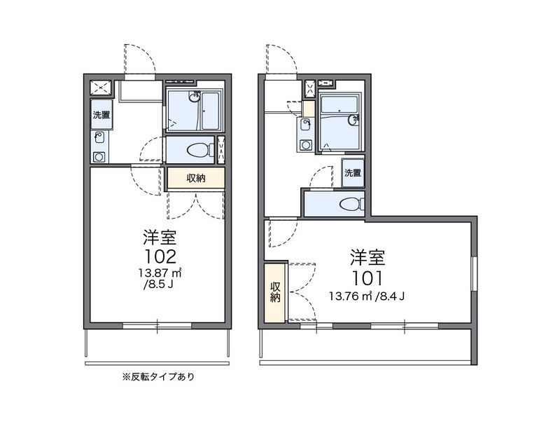 レオパレスアトリオ 間取図