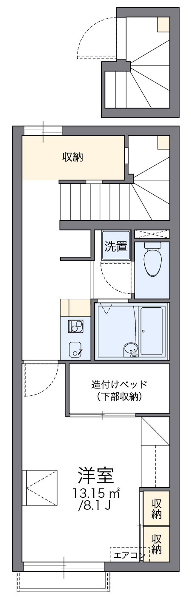 レオパレスＭⅡ 間取り