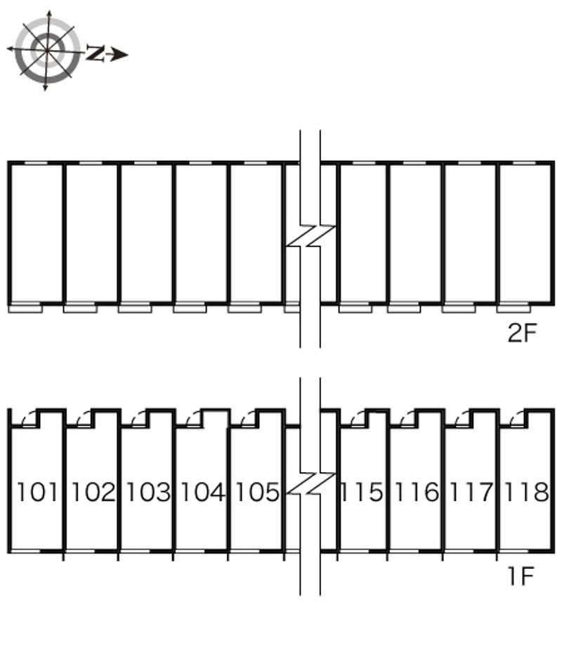 レオネクスト八代福正Ⅰ 間取配置図