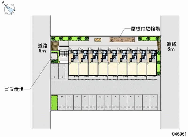 レオネクストハーベストハウスⅡ 月極駐車場