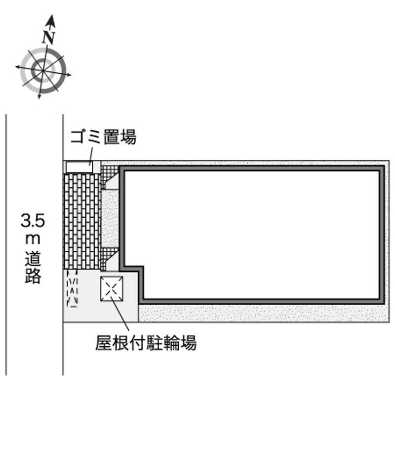 レオパレスこまくさ 配置図