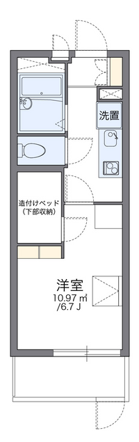 レオパレスベルメゾン 間取り図