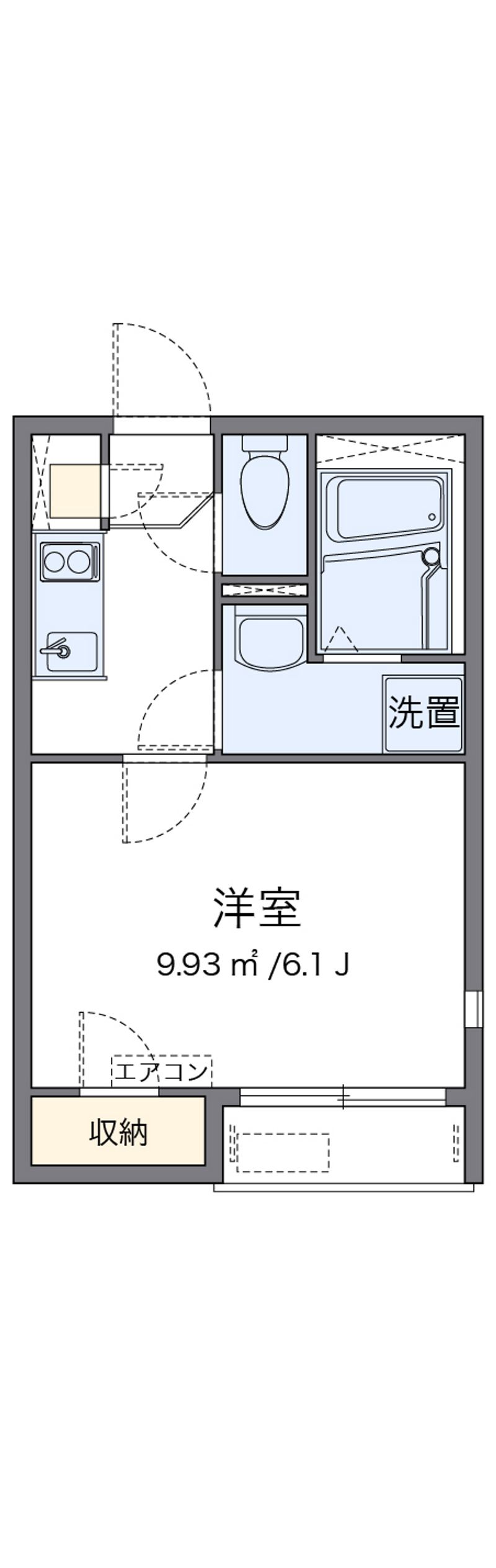 レオネクストかわせみ 間取図