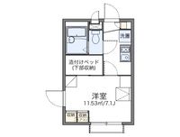 レオパレスハウス　ホウオウ 間取り図