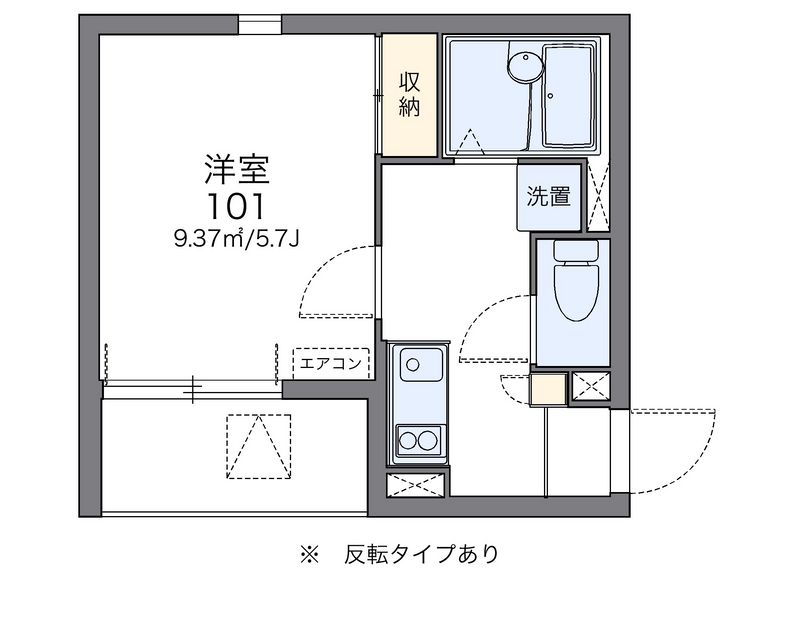レオネクストＣＡＢＩＮ　関町 間取図