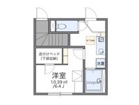 レオパレス八田 間取り図