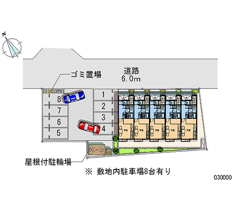 レオパレスコリーヌ 月極駐車場