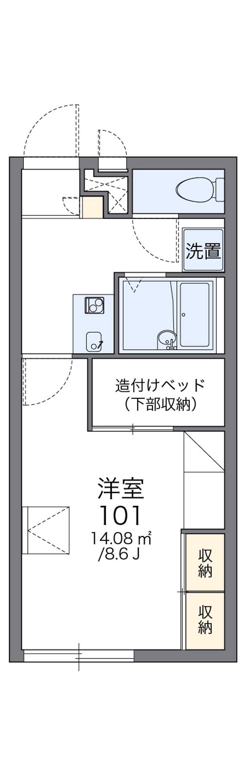 レオパレスアネックス　ノア 間取図