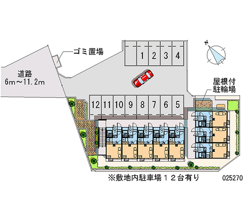 レオパレスシュン 月極駐車場