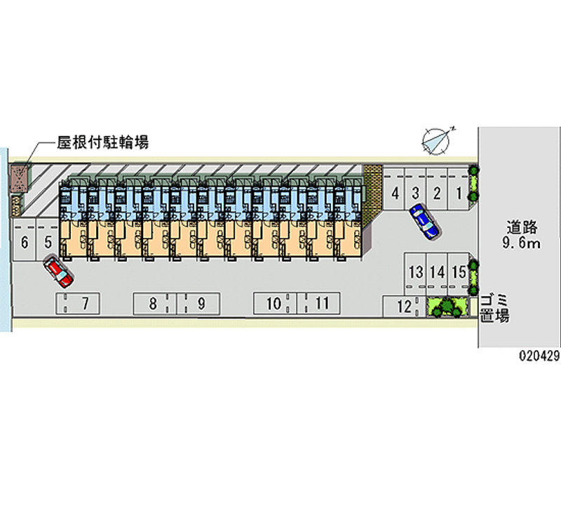 20429 bãi đậu xe hàng tháng