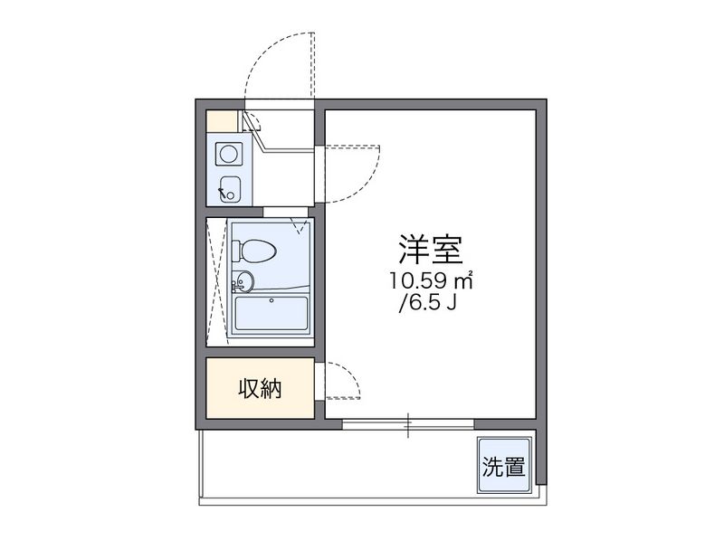 レオパレス土古第２ 間取図