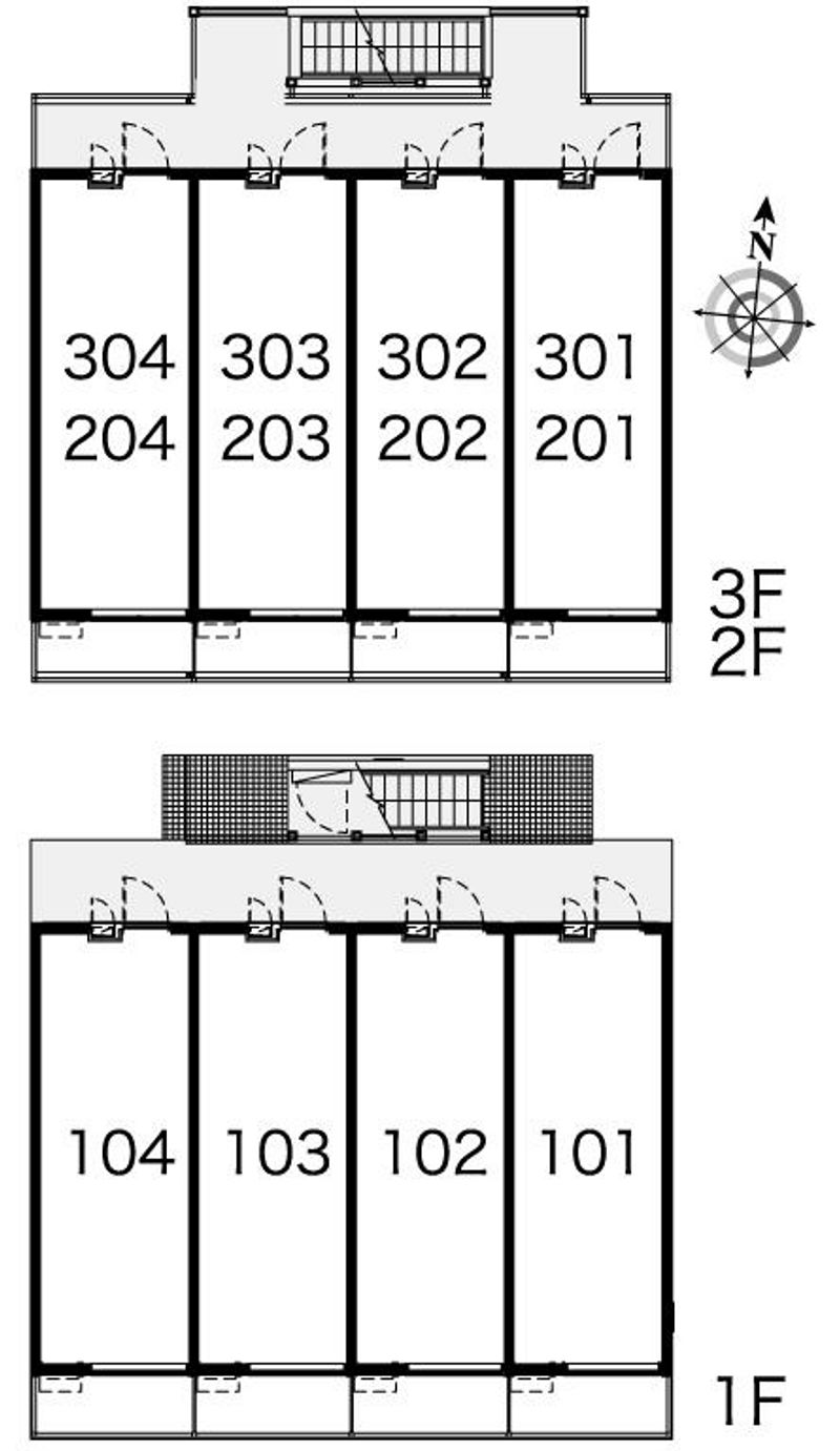 レオパレスエスペランサ 間取配置図
